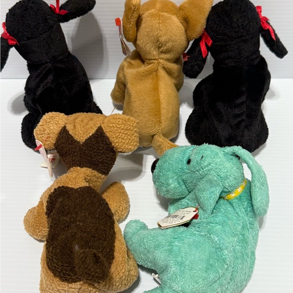 Puppy Dog Lot of 14 TY Beanie Babies Plush Toys Collection - Picture 7 of 9